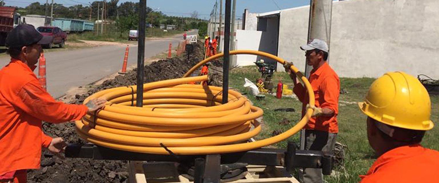 Comenzaron la ampliación de la red de gas en Larroque