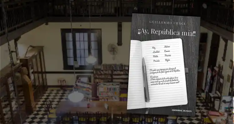 Guillermo Cenci presenta su libro “¡¡Ay, República mía!!” este sábado