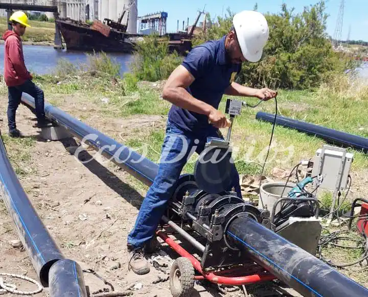 La Usina trabaja bajo el río