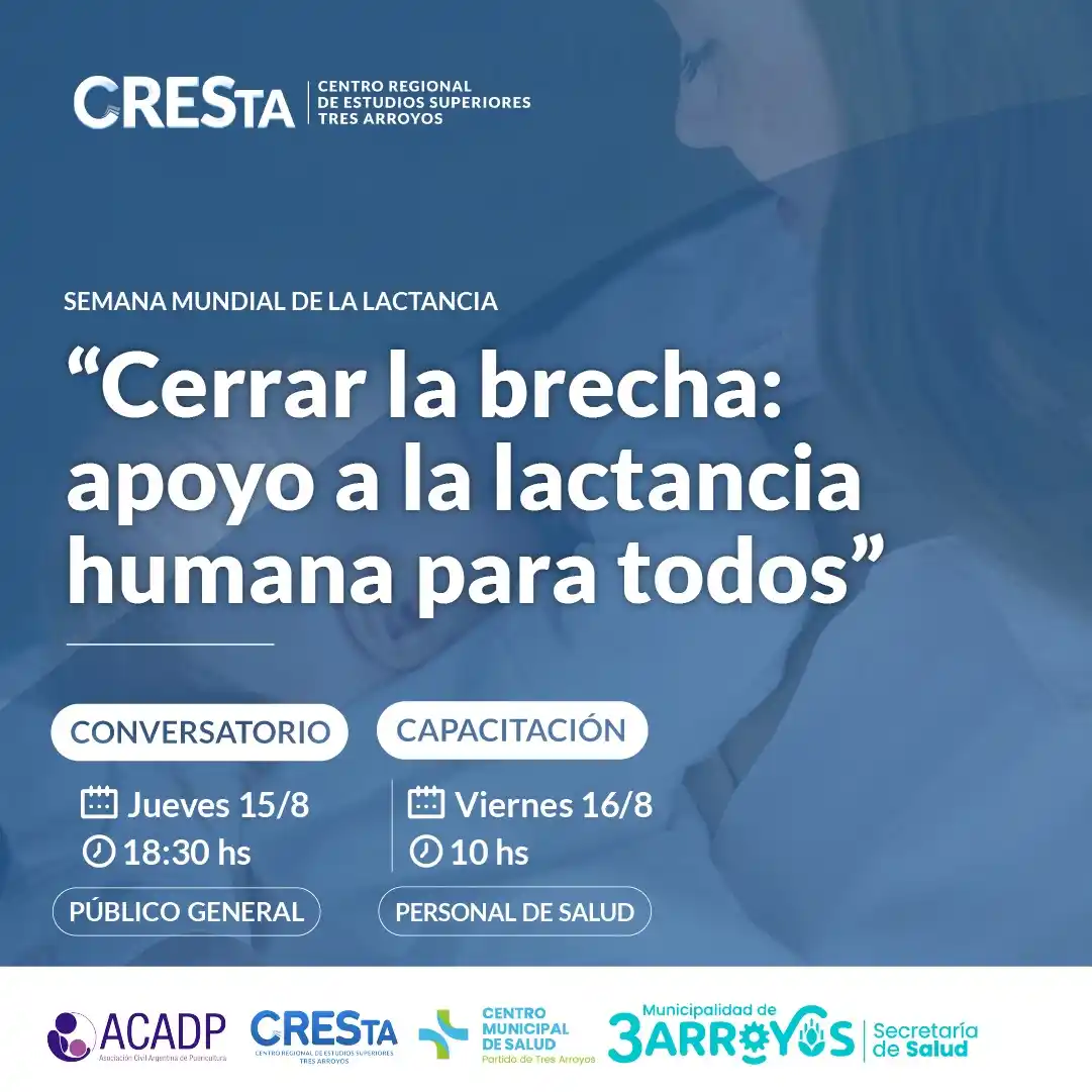 Conversatorio y capacitación en CRESTA por la Semana Mundial de la Lactancia