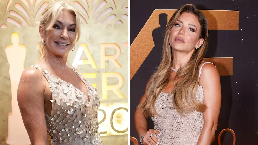 El divertido cruce de Evangelina Anderson y Yanina Latorre en la alfombra roja de los Martín Fierro 2025