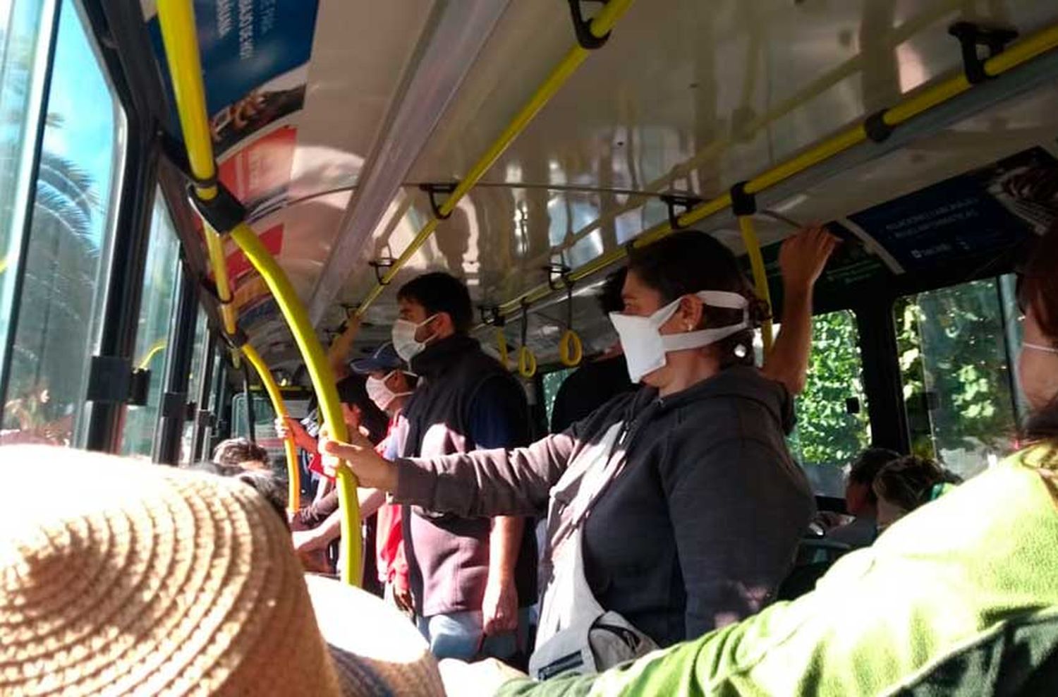 Chofer marplatense exigió a pasajeros que usen barbijo y le fracturaron el tabique