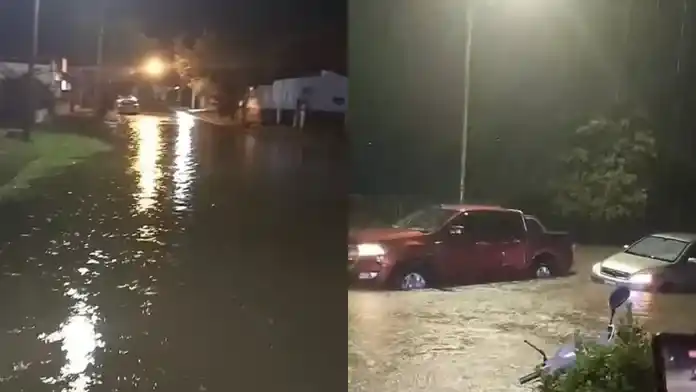 Llovieron 120 mm en una ciudad entrerriana y hubo severas consecuencias