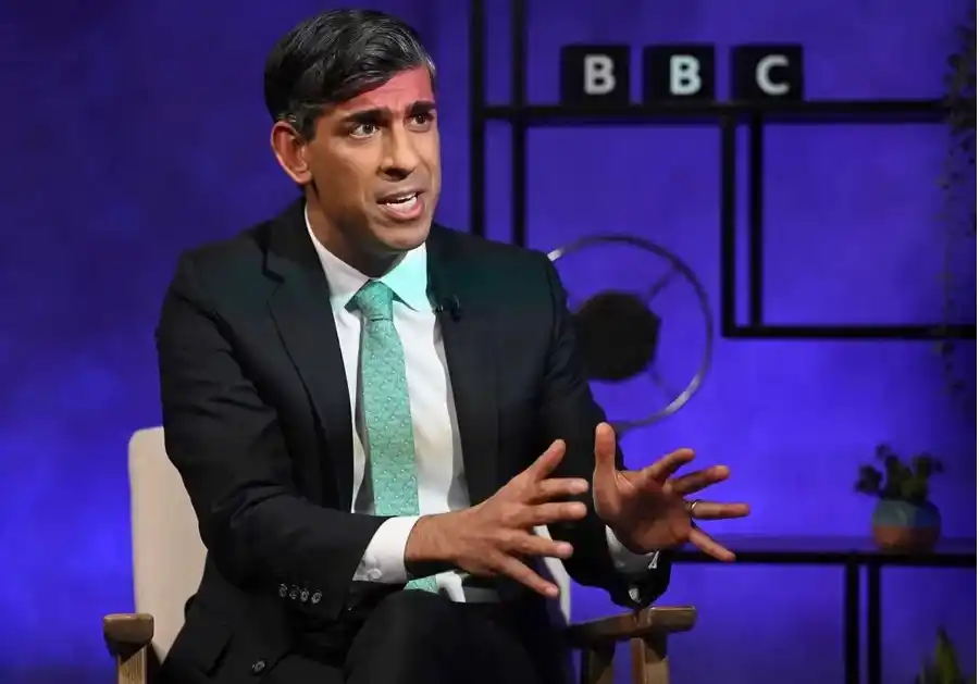 Rishi Sunak, primer ministro británico.