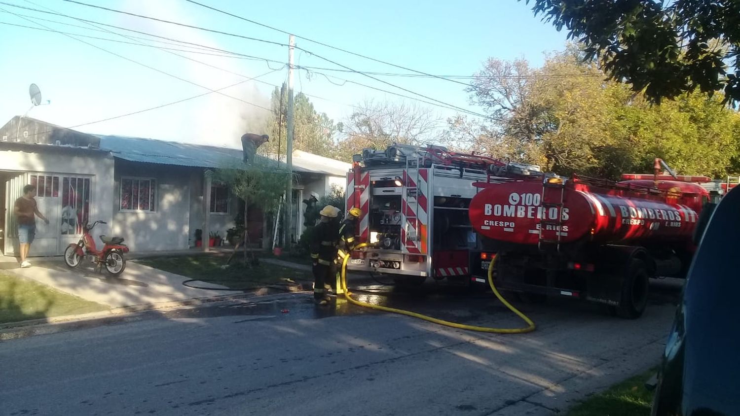 Incendio de una vivienda