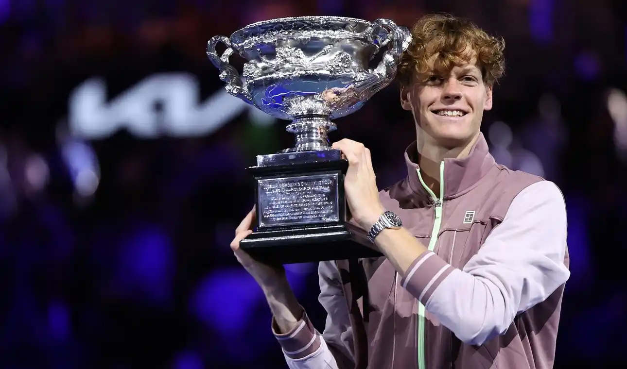 Sinner defenderá su corona en la primera gran cita del año. (Martin KEEP / AFP)