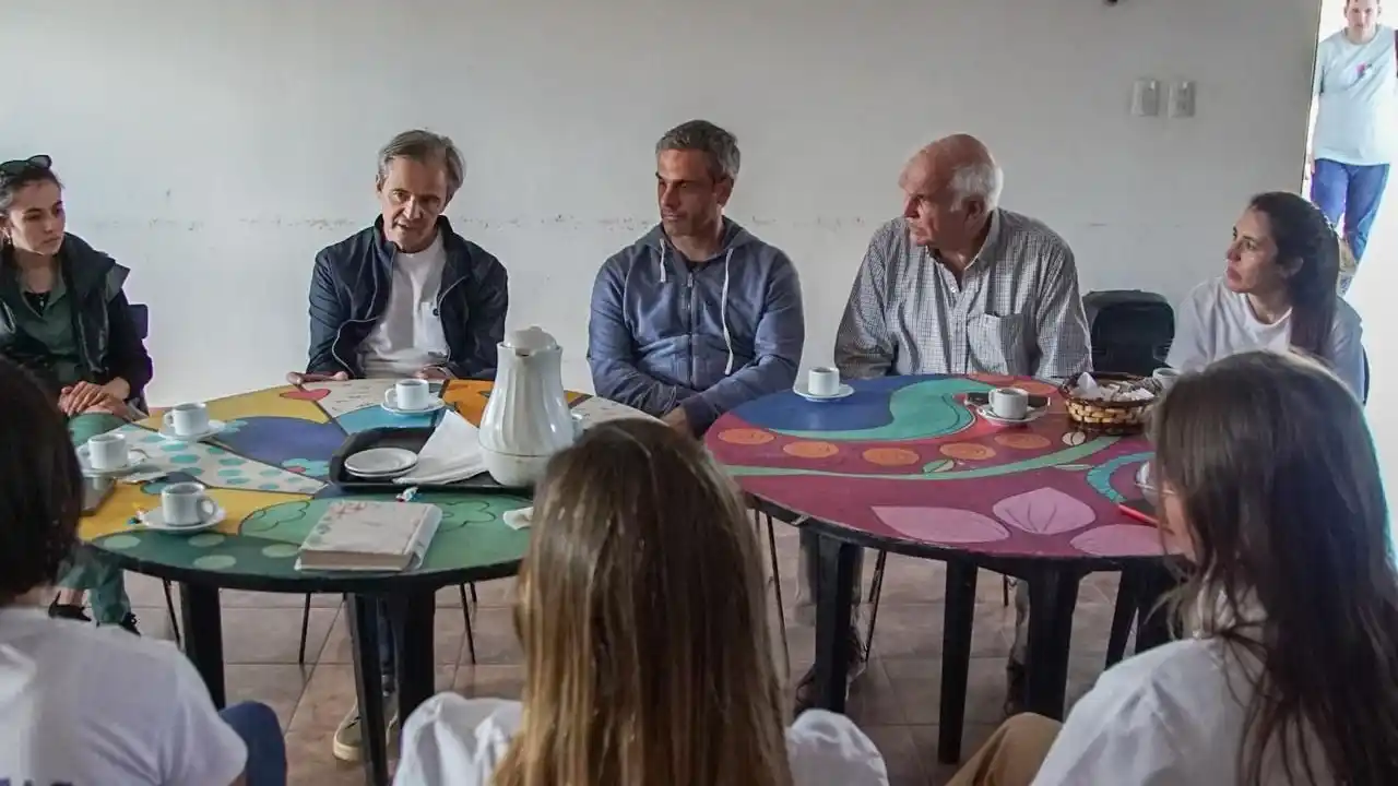 Michel, Bahl y Marclay visitaron la asociación Lucecitas de Gualeguay, dedicada a la atención de personas con discapacidad
