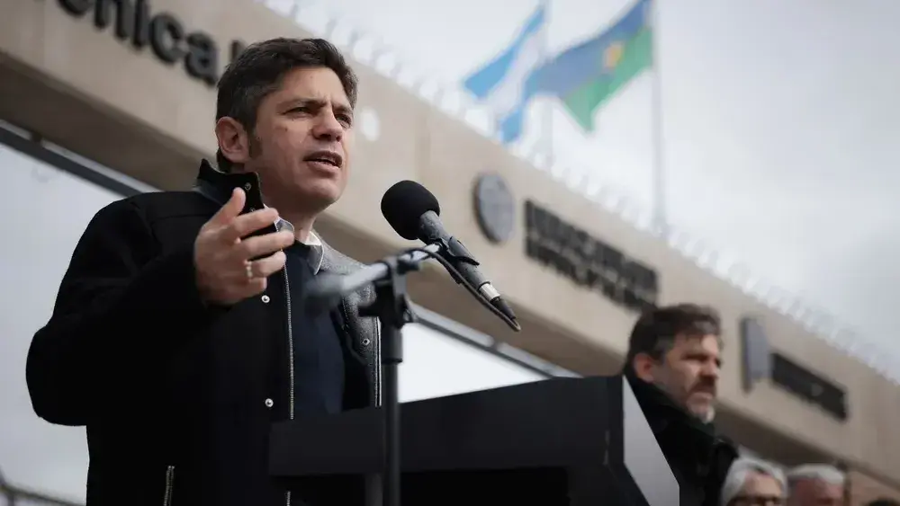 El gobernador bonaerense Axel Kicillof.