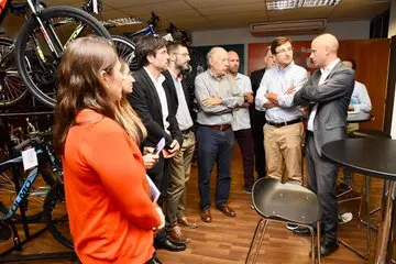 Morón: Ghi se reunió con el secretario Pyme de la Nación Guillermo Merediz