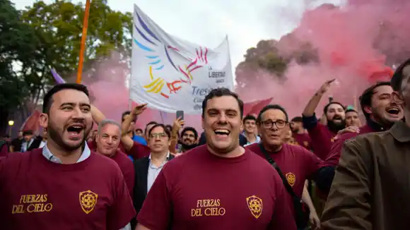 Las Fuerzas del Cielo pisan fuerte en la Primera Sección y pujan por lugares en las listas en la interna libertaria