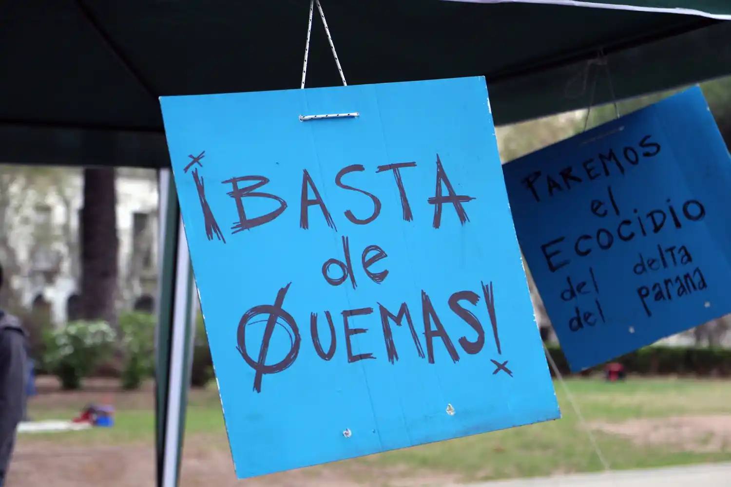 Este sábado cortarán nuevamente el Puente Rosario-Victoria por las quemas