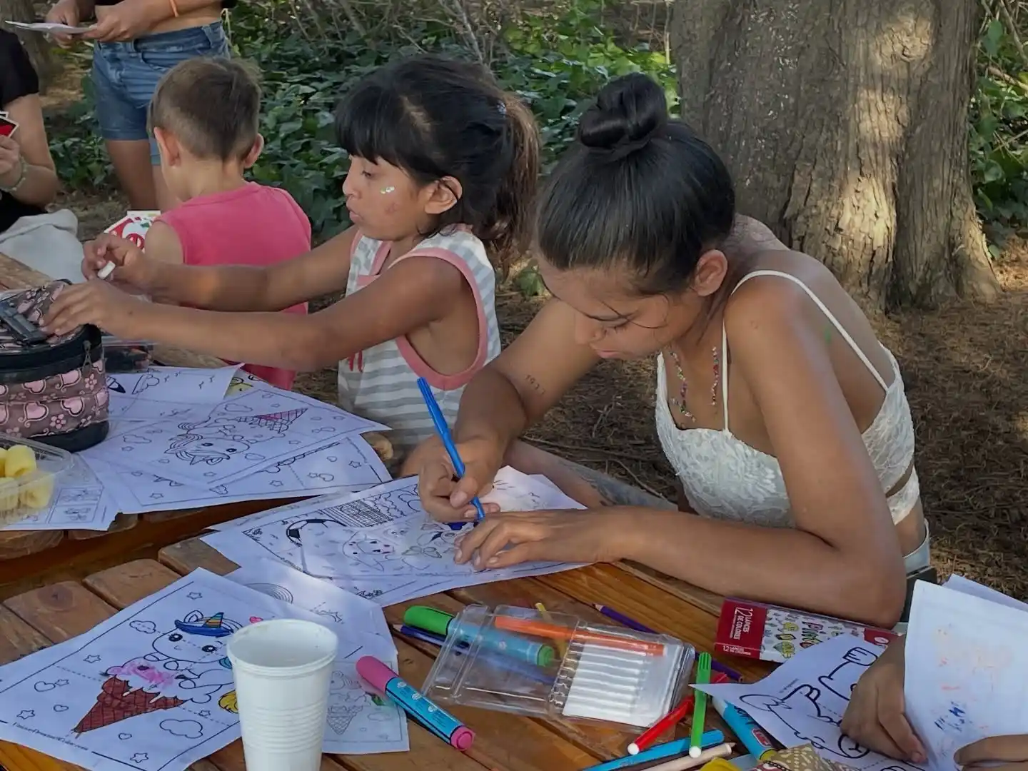 Los chicos se divirtieron aprendiendo. Foto: MVT