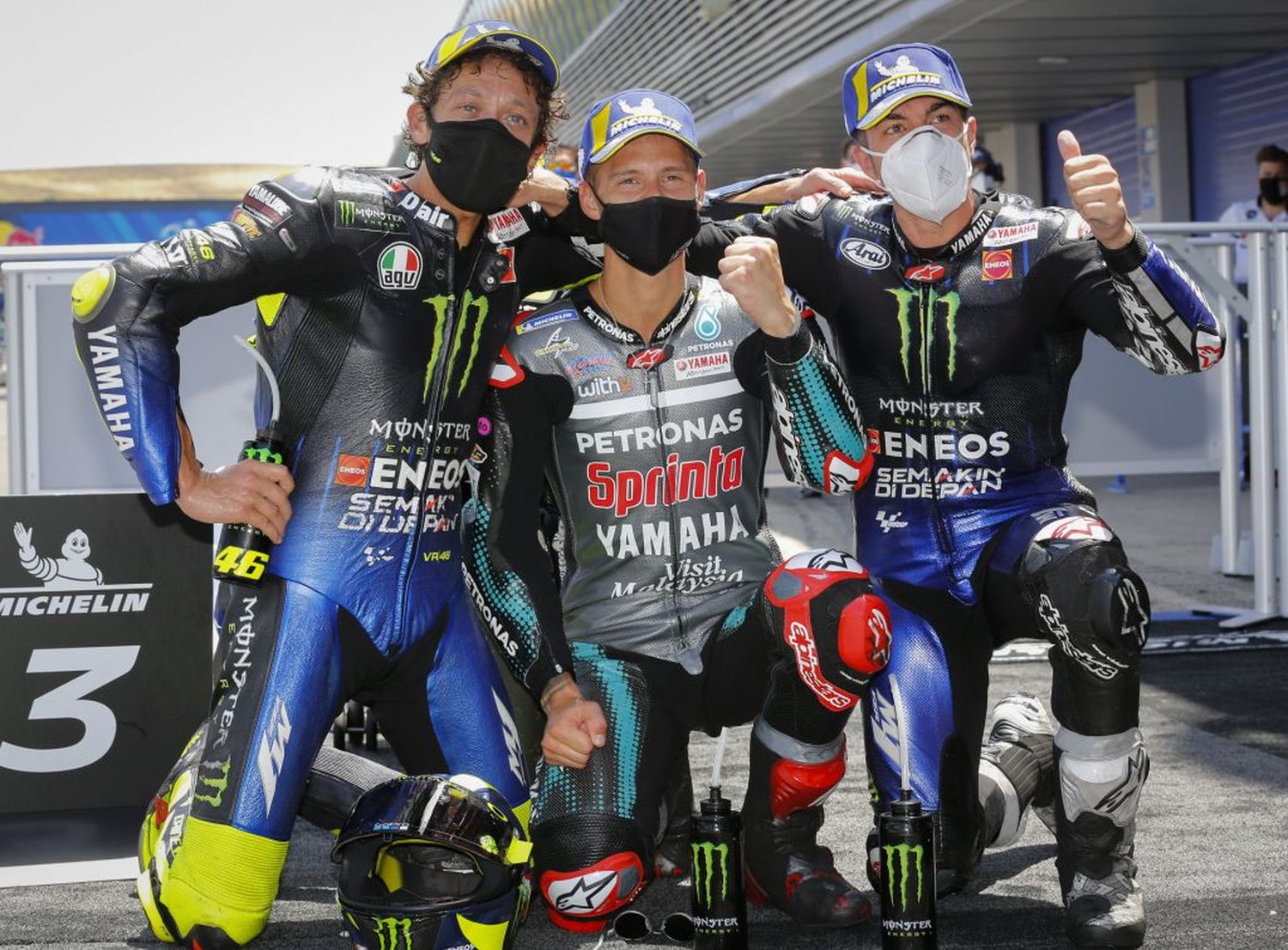 Quartararo es cosa seria y el podio fue de Yamaha