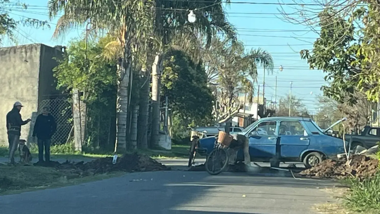 Rompieron la calle en Alvarado y Sargento Selada
