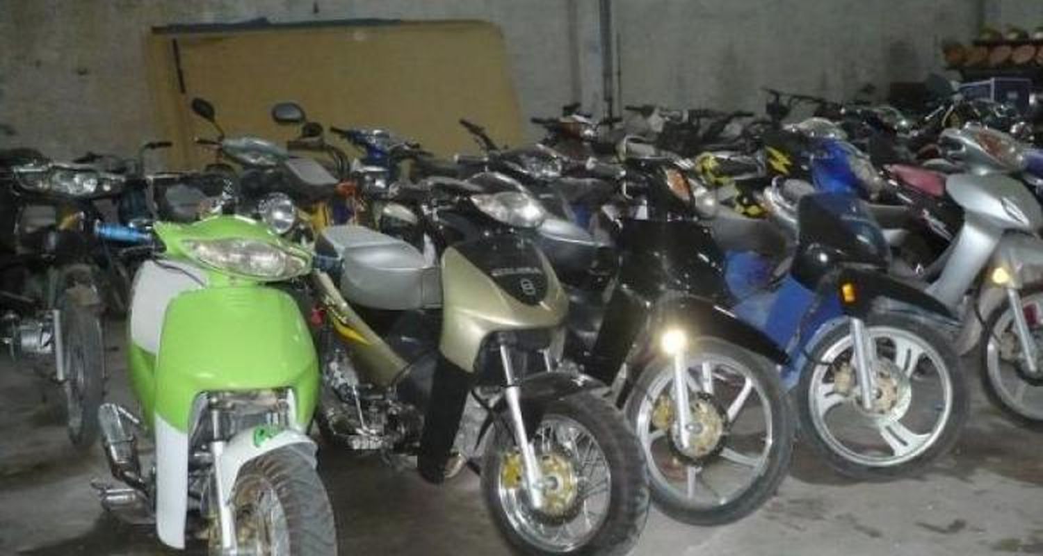 Golpe certero al robo de motos