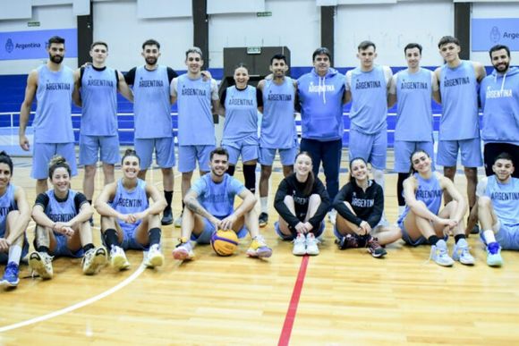 Delfina Gentinetta concentra con la Selección Argentina 3×3
