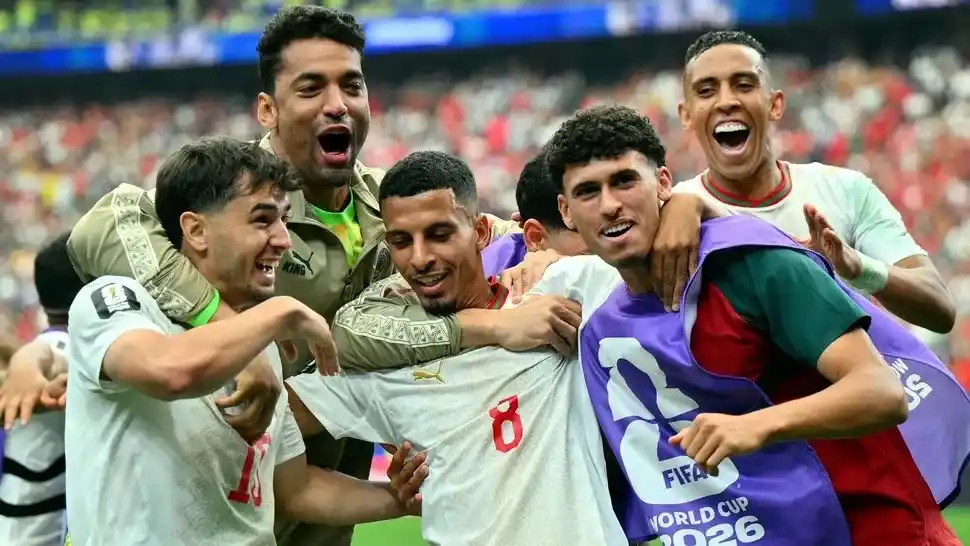 Marruecos celebra el pase a los cuartos de final de la Copa del Mundo, tras eliminar a Canadá
