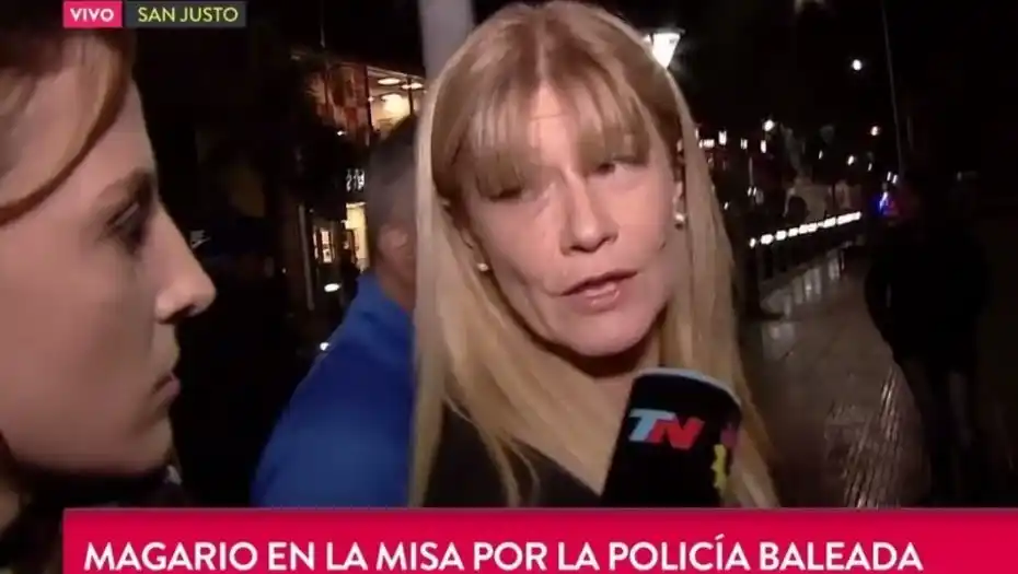 Escracharon a Magario cuando participaba de una misa por la policía baleada en San Justo