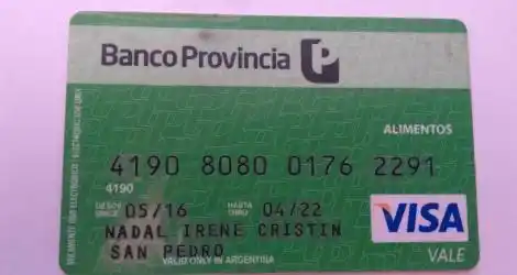Tarjeta encontrada