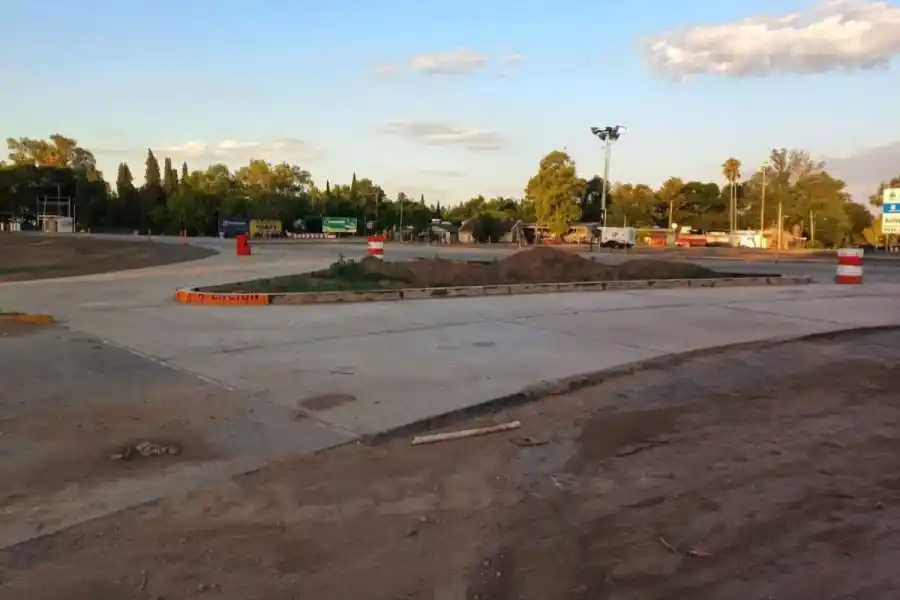 Ruta N° 34: Habilitaron parcialmente la rotonda de ingreso a Sunchales