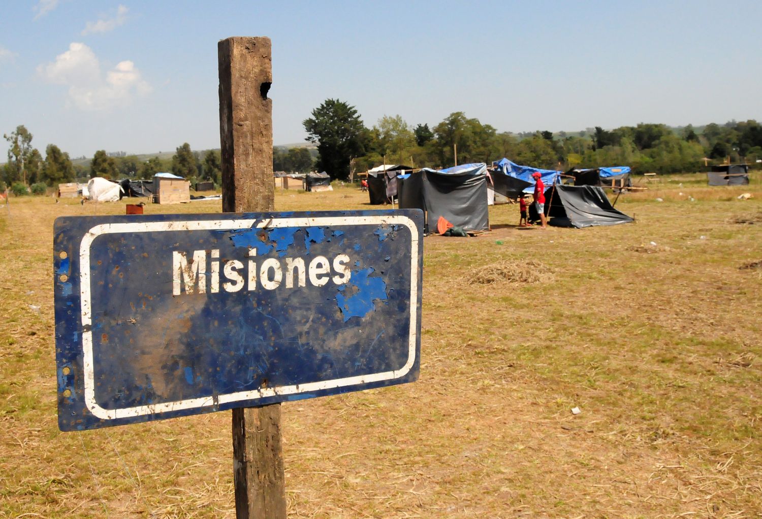 Actualmente son 58 las familias ocupando el descampado