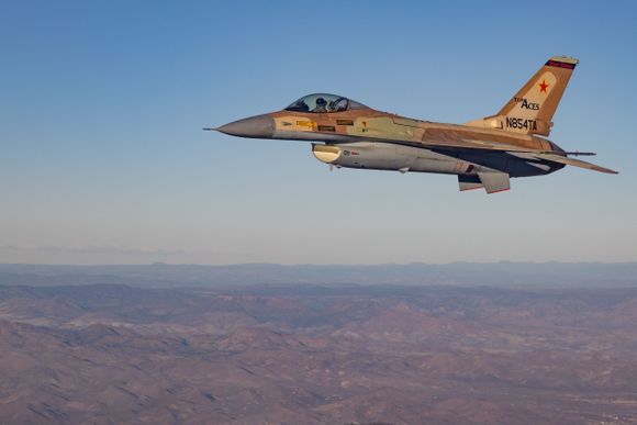 Top Aces’ F-16 AAF ready for work after receiving the Military Flight Release