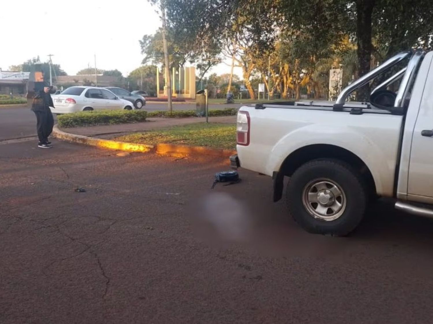 lugar donde sucedió el siniestro (foto: La Voz de Misiones)