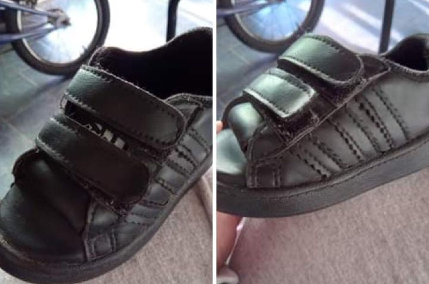 Busca una zapatilla de bebé