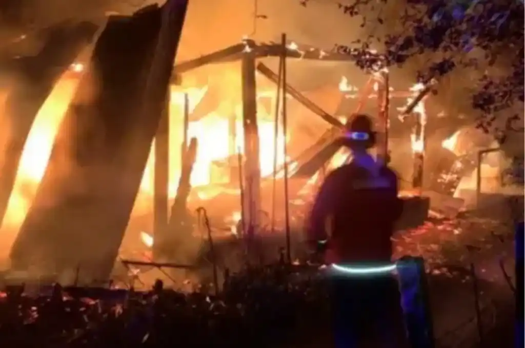 Joven muerta en un incendio
