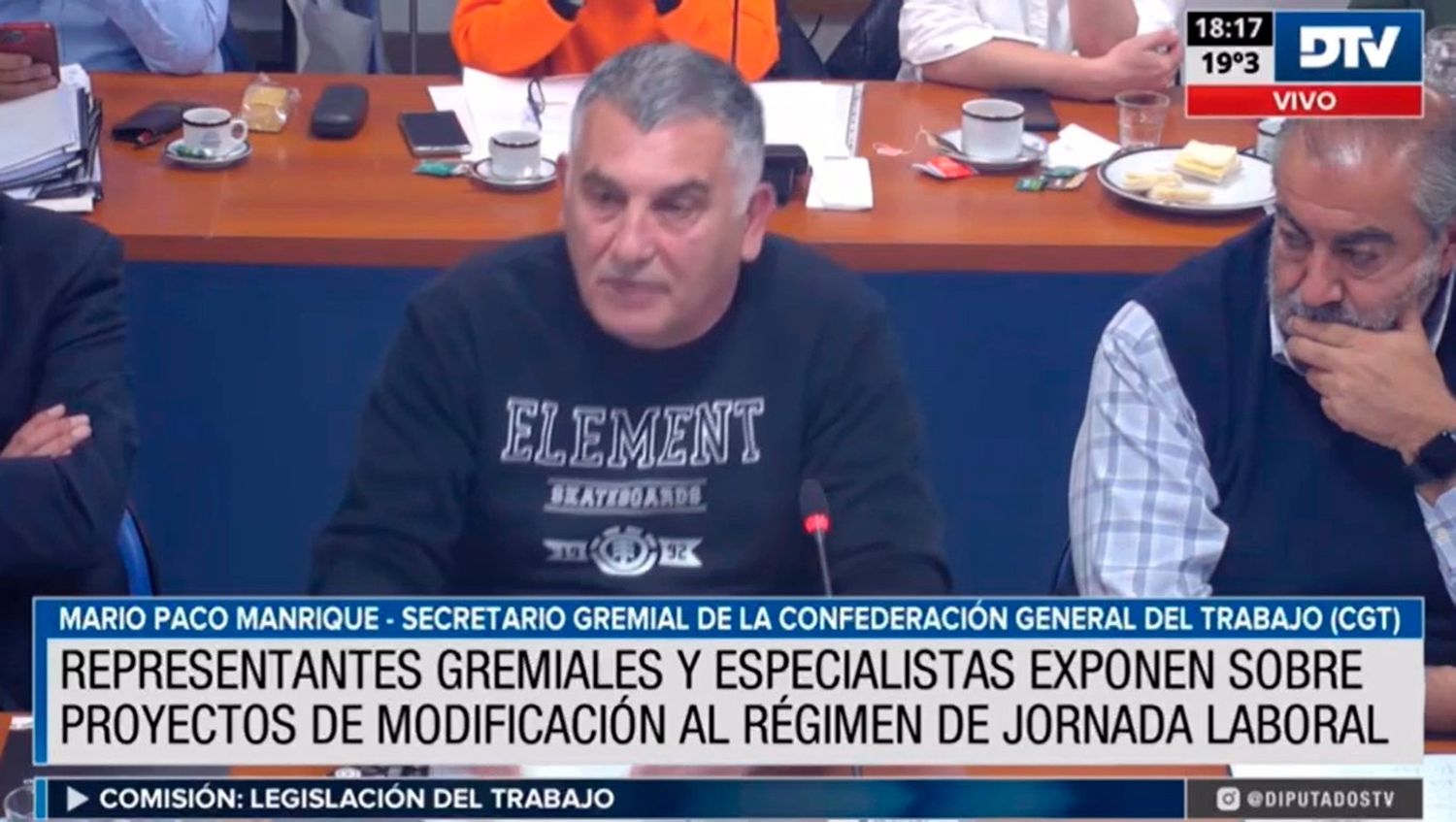 CON RESPALDO DE LA CGT, DIPUTADOS RETOMÓ EL DEBATE POR LA REDUCCIÓN DE LA JORNADA LABORAL