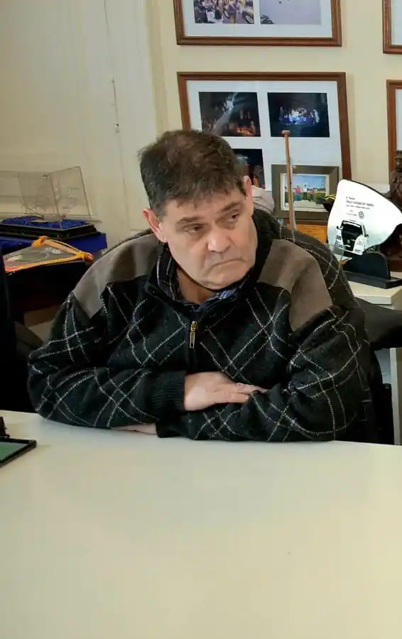 Miguel Cenoz, presidente de la Liga Tandilense de Fútbol.