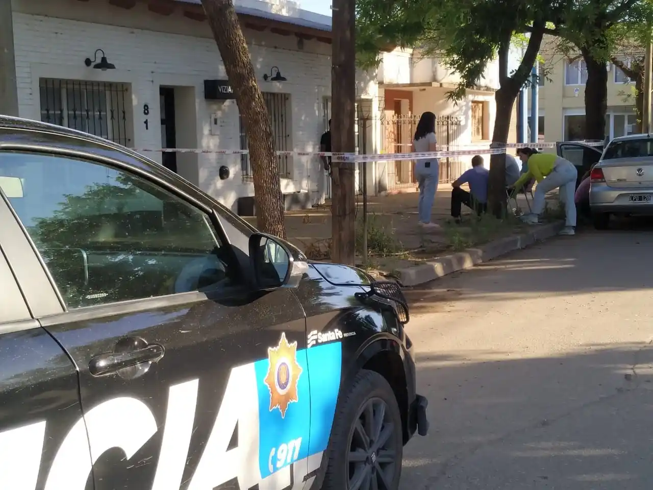 En el lugar actúan personal policial y judicial. Foto: Sur24.