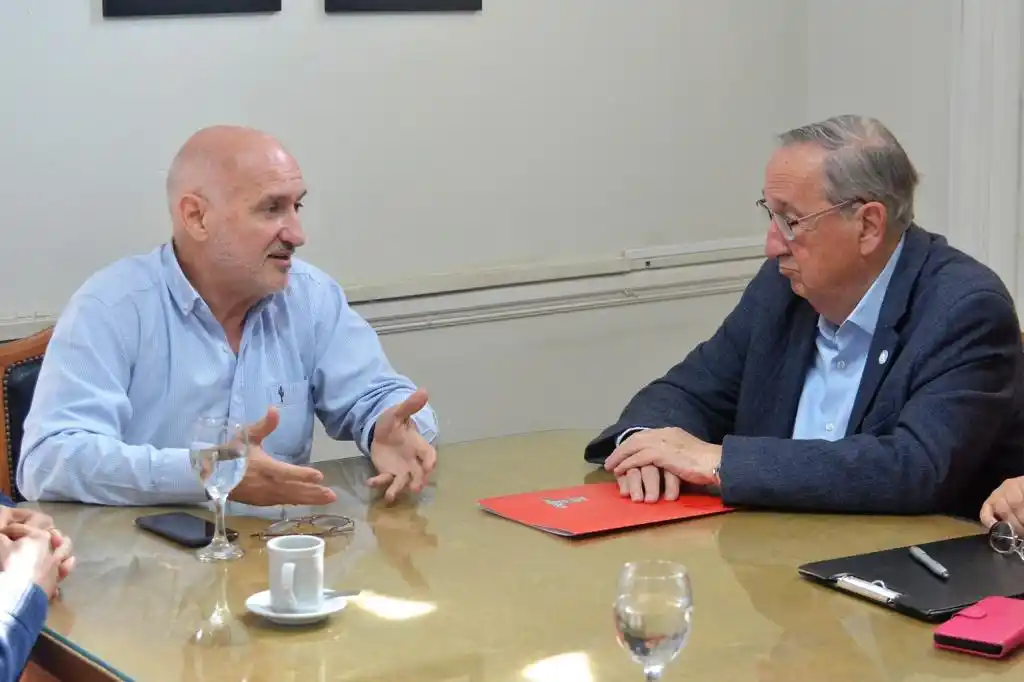 Lunghi y Aba se reunieron para analizar avances del Acuerdo del Bicentenario