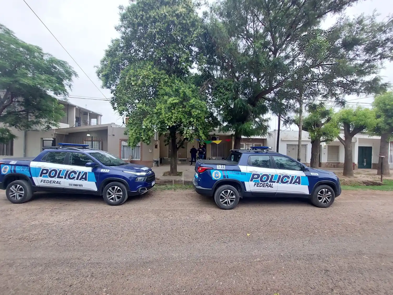 La Policía Federal realizó el procedimiento en el domicilio de Almafuerte al 2300.