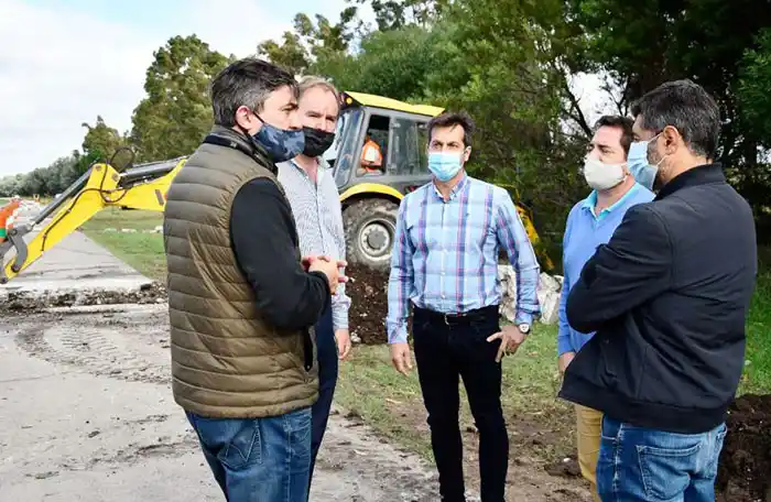 Comenzó la reparación en el acceso a La Dulce