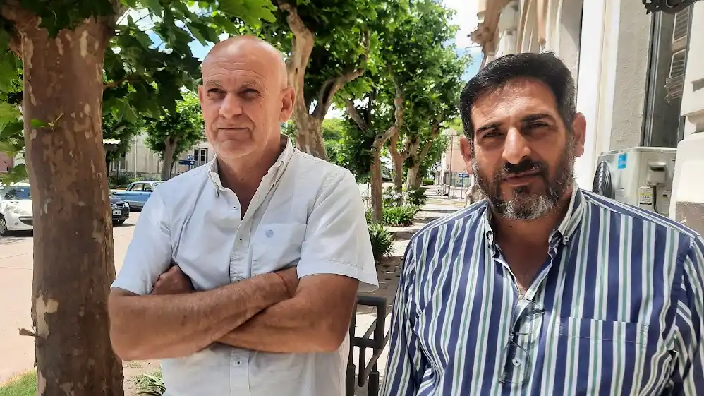 El secretario de Economía, Roberto Borgo, y el presidente del Concejo, Martín Baraybar.