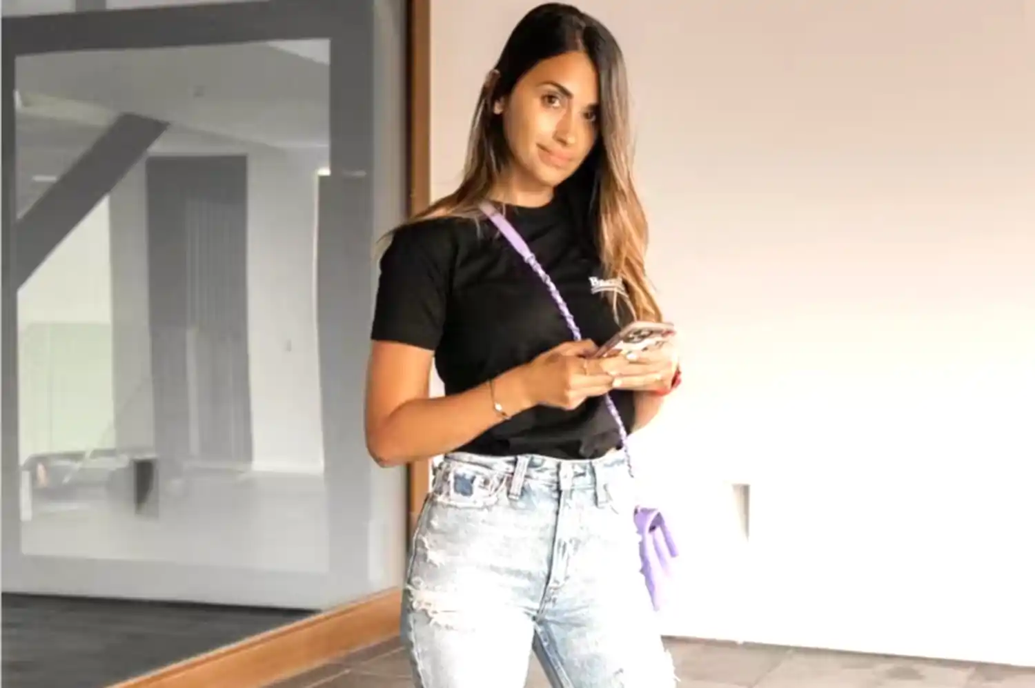 Antonella Roccuzzo y un look que causó furor en las redes sociales