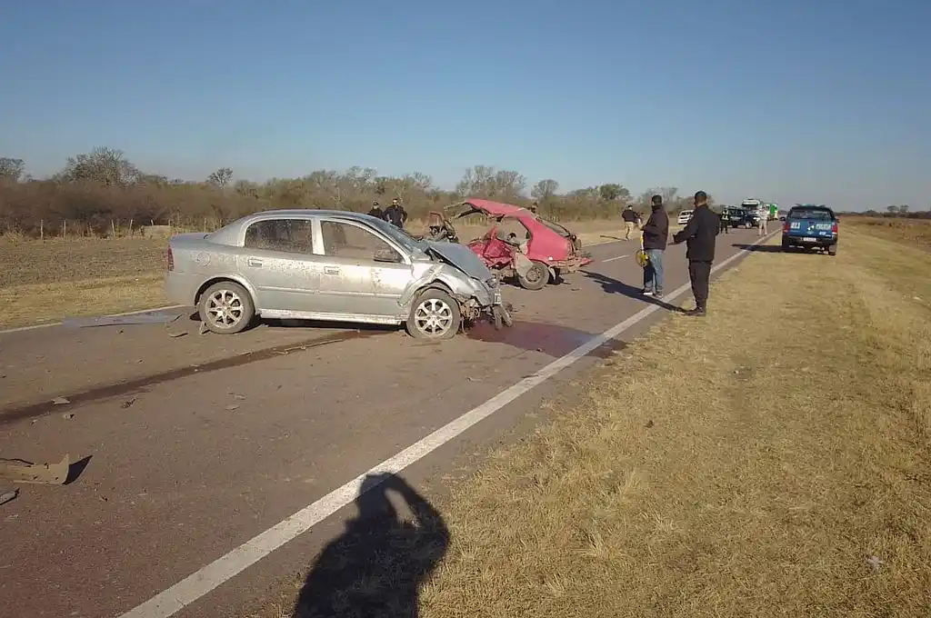 RN94: murieron dos personas en un choque en Vera