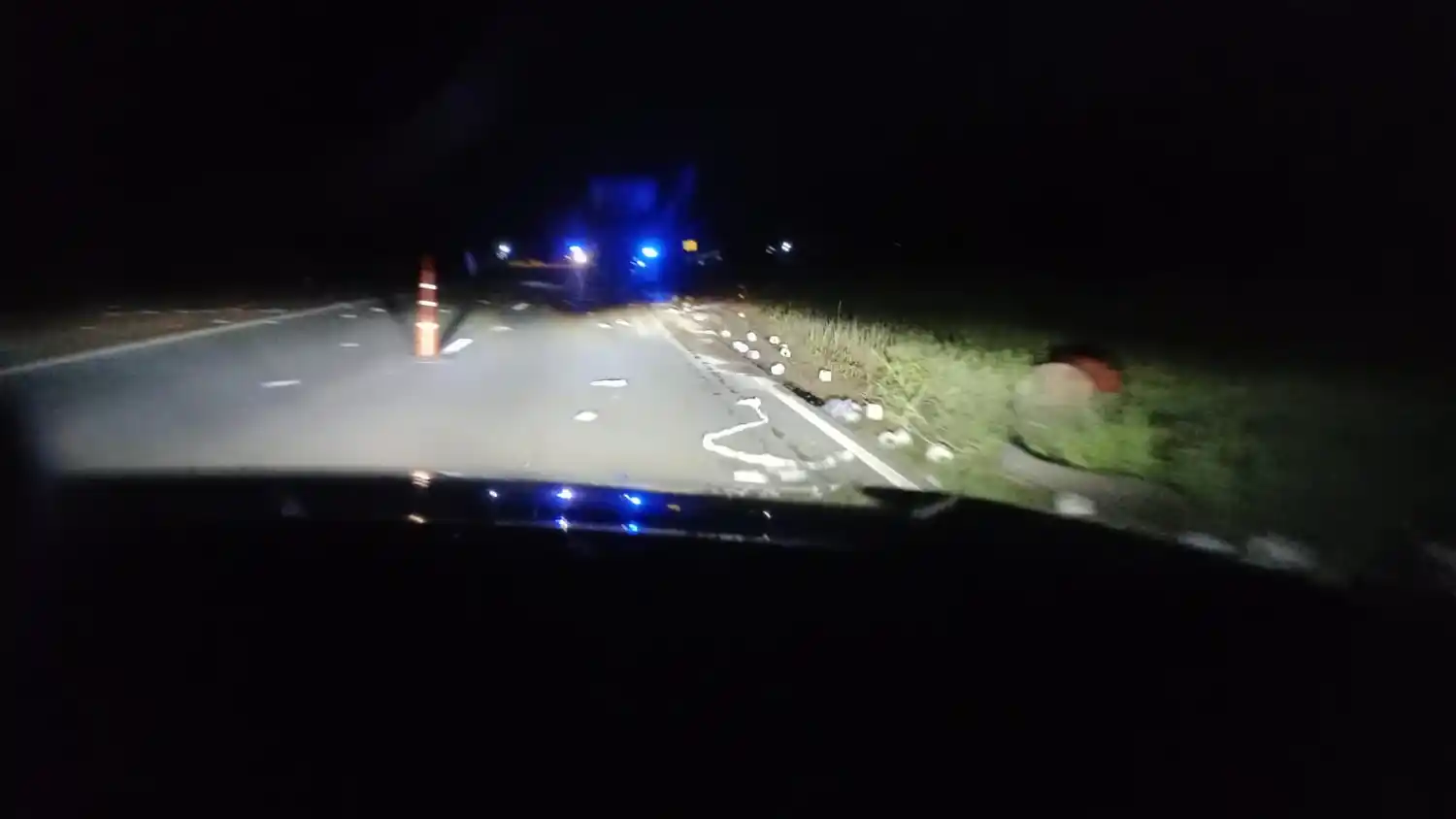 vuelco camion rn34 - 1