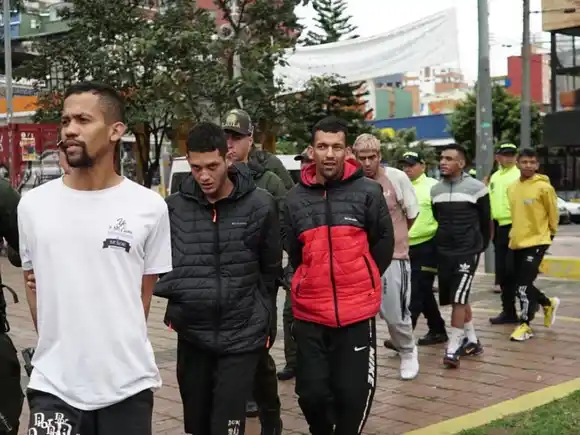 CAEN células del TREN de ARAGUA en Bogotá dedicadas a la venta de drogas