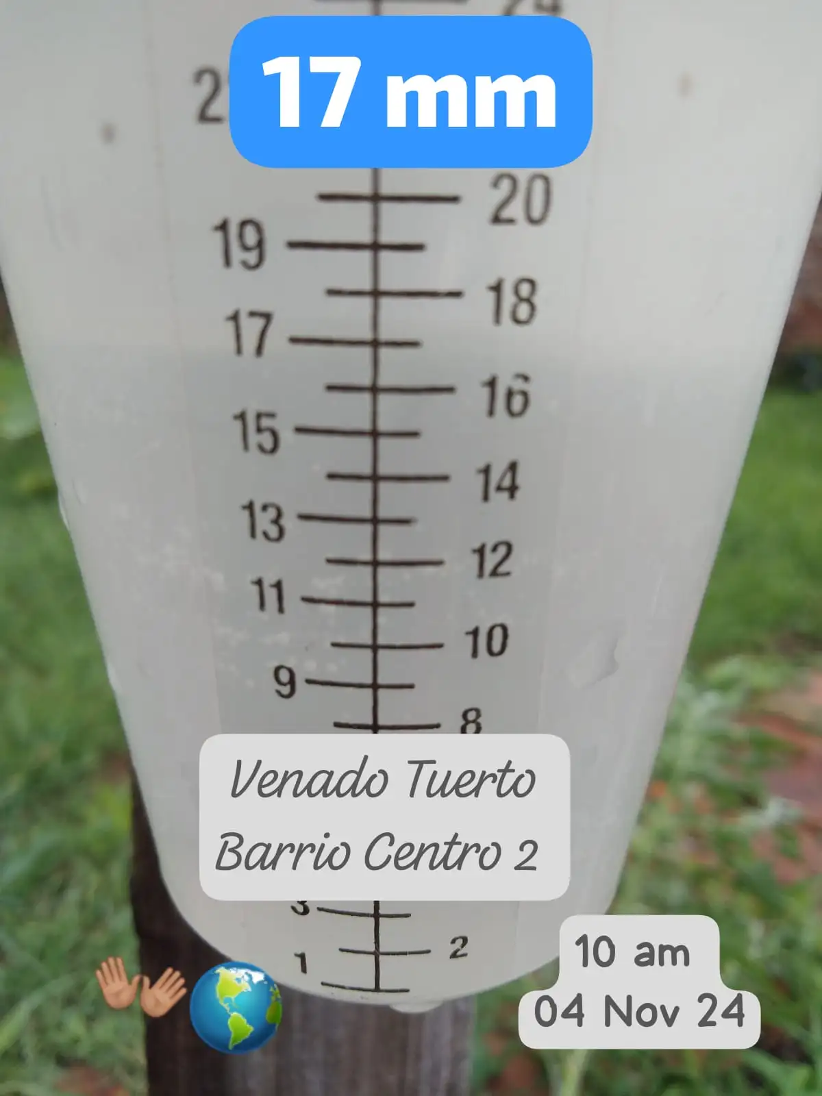 Los pluviómetros volvieron a recibir agua en la tarde dominical. Foto: Ilustración