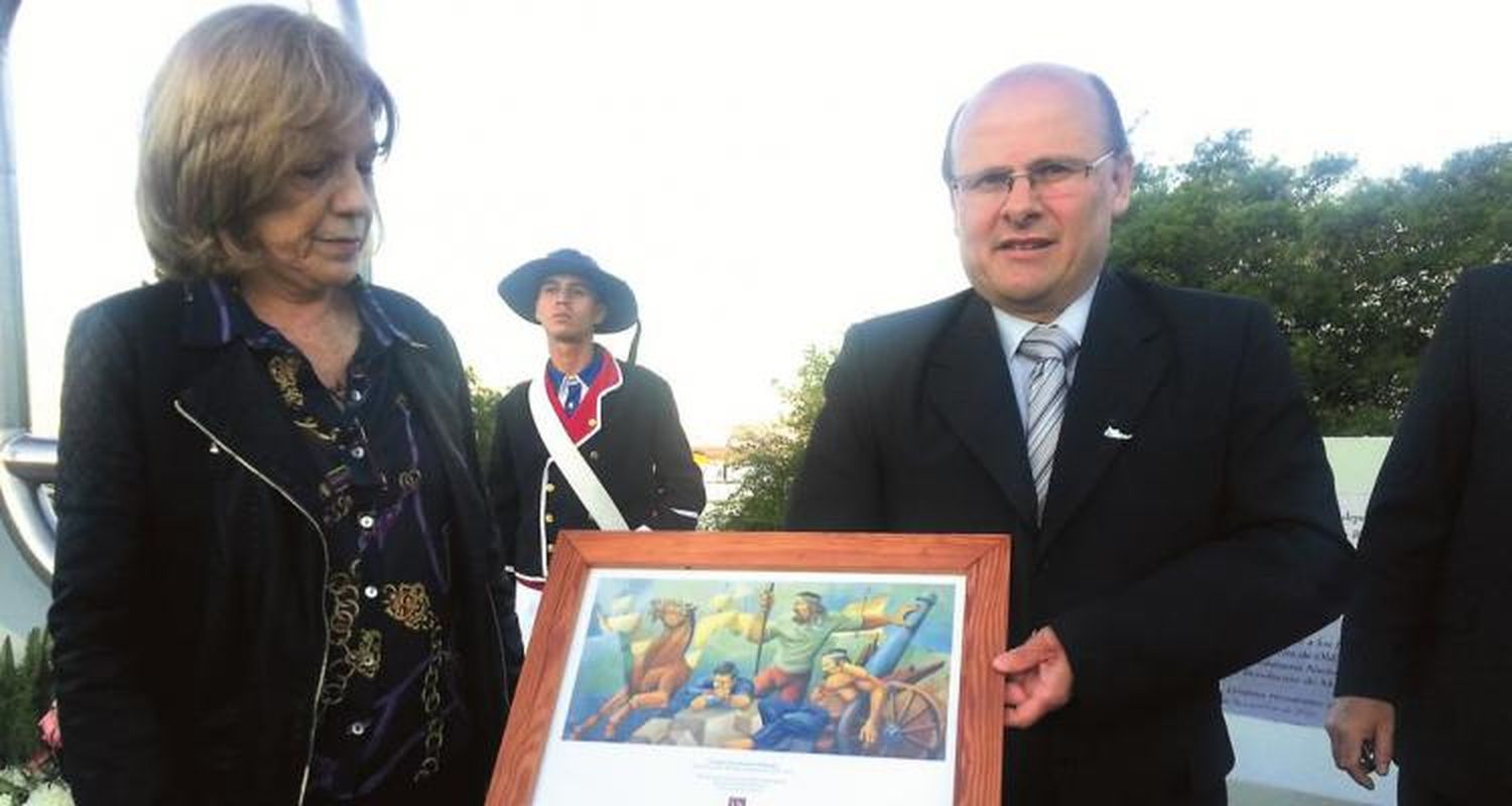 > Día de la Soberanía, sencillo acto en Obligado
