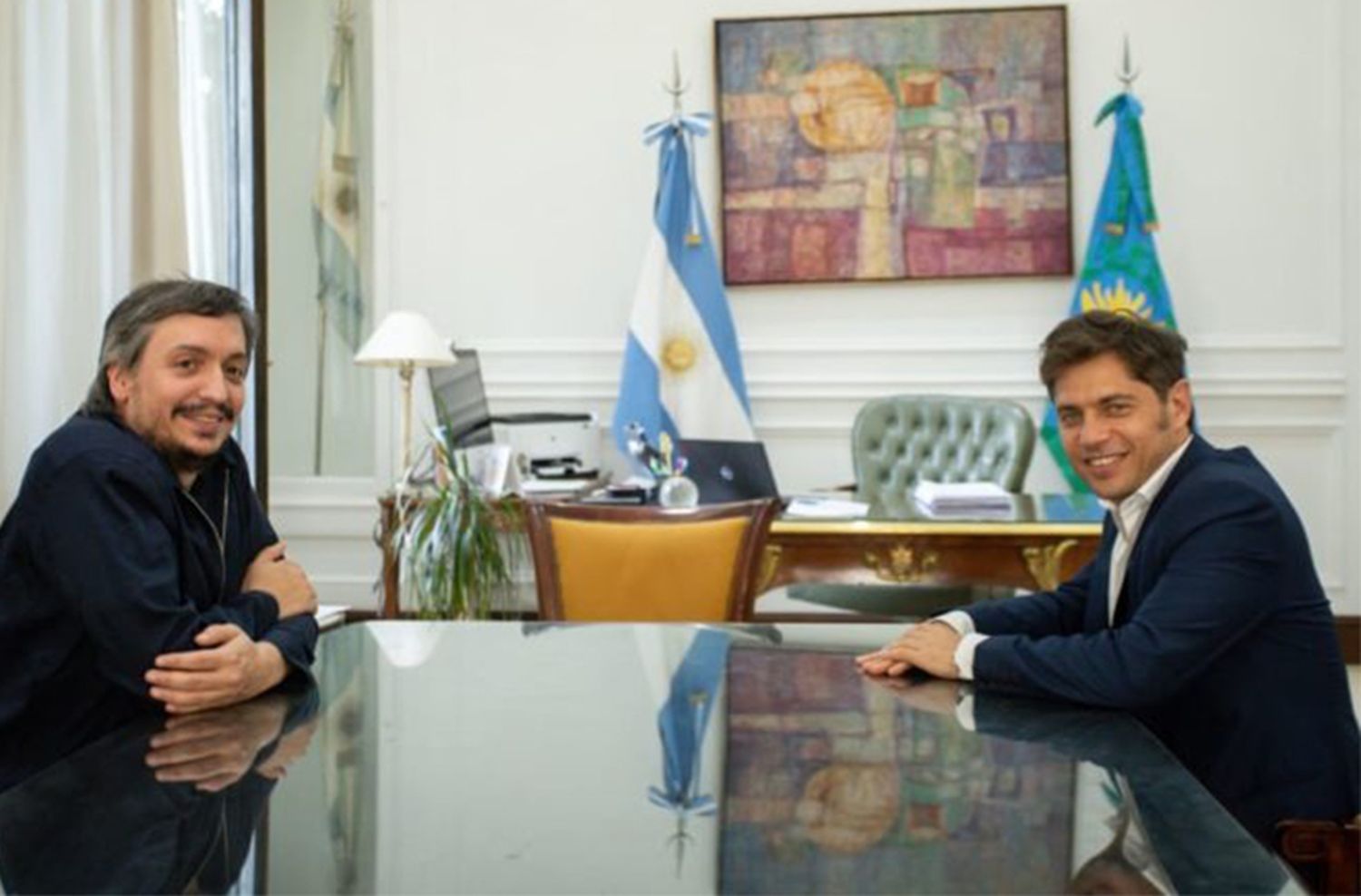 Previo al Congreso en Mar del Plata, Kicillof y Máximo Kirchner cerraron filas en torno a las PASO