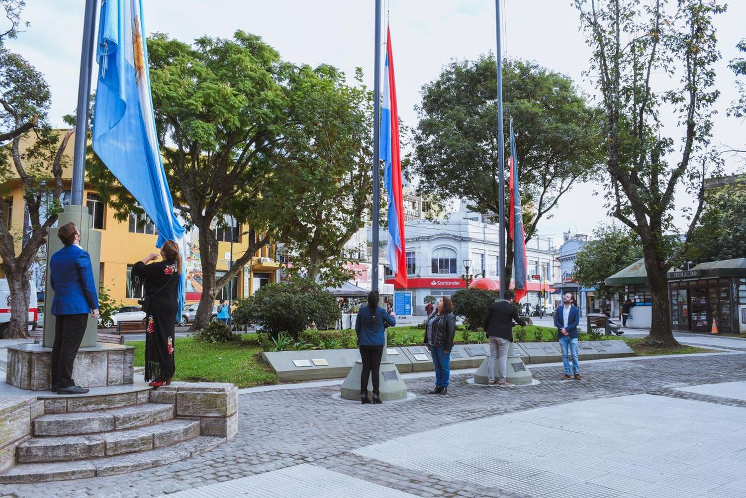 Acto por el día de la bandera de Entre Ríos