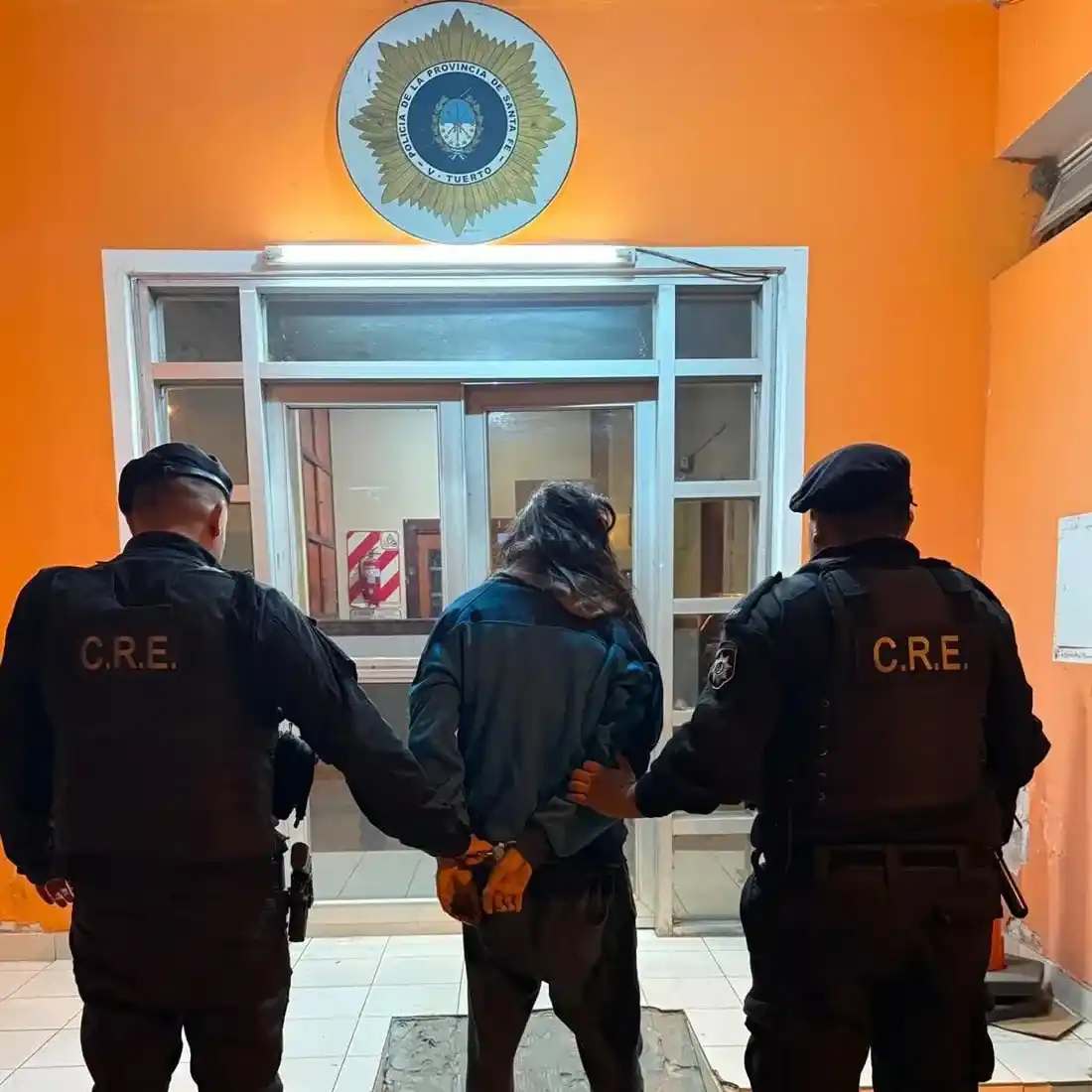 El ladró fue trasladado a sede policial.