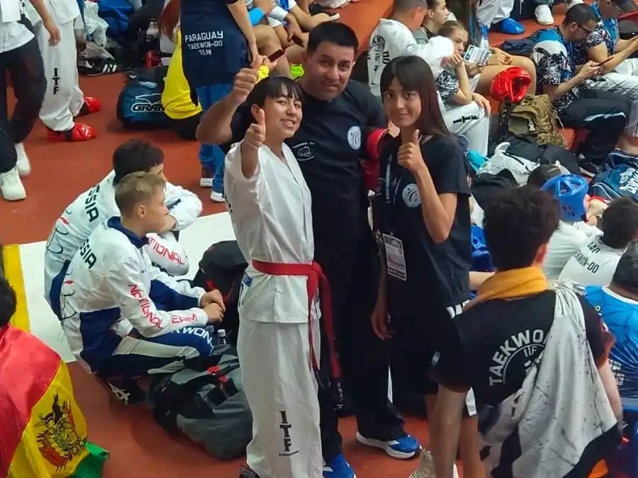 Leonela Alberini y Constanza Cejas , medallas rafaelinas en el Mundial en Bs.As. Foto:Prensa BH