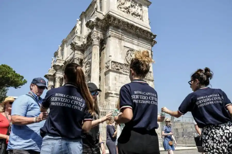 El Arco de Constantino y el metro de Roma, dañados por una tormenta sin precedentes