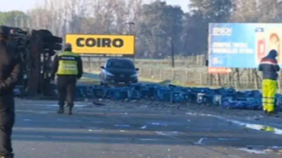 Chascomús: murió un bebé de 4 meses por un triple choque en la Ruta 2
