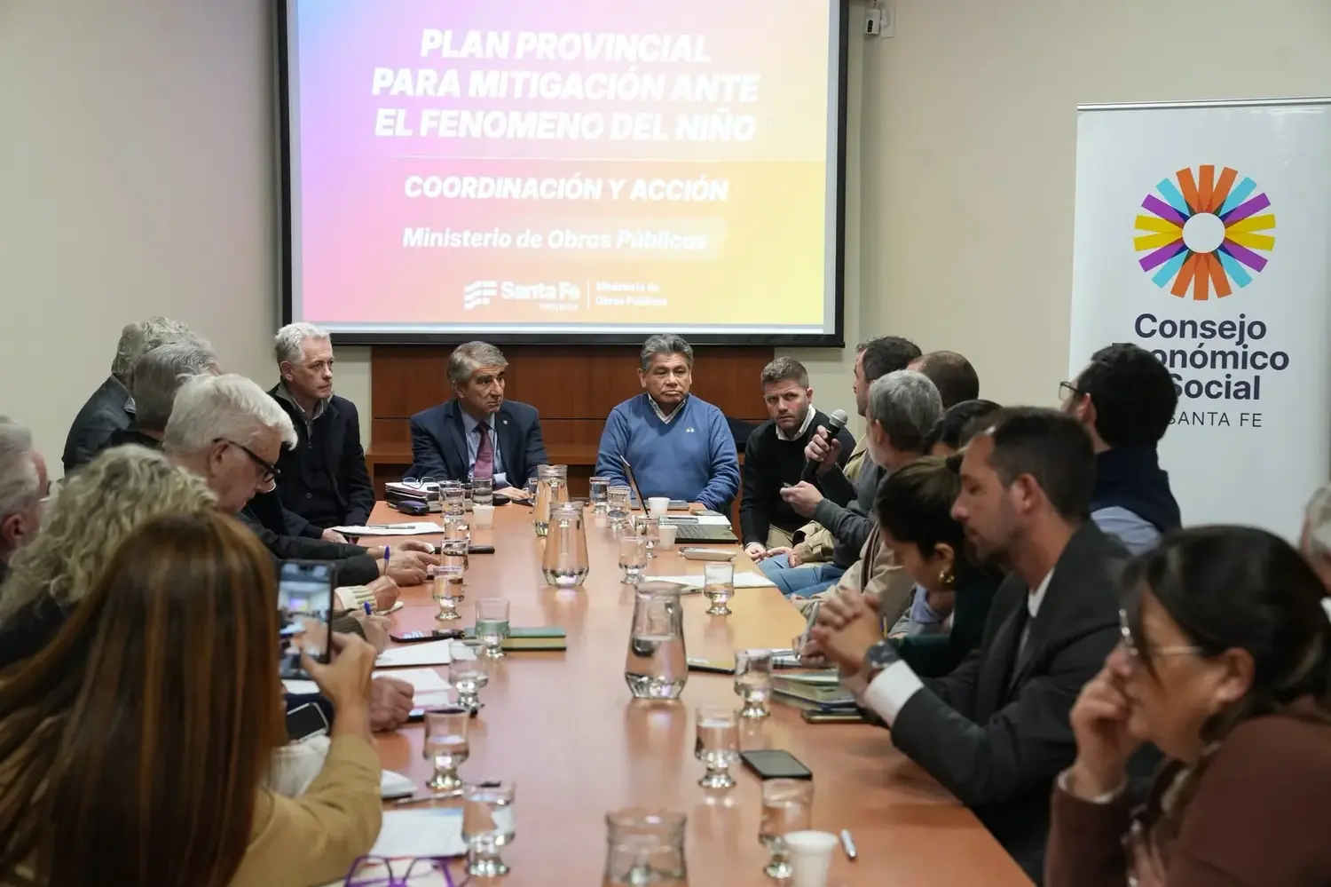 Santa Fe fortalece la coordinación con instituciones e entidades para anticiparse al fenómeno de El Niño