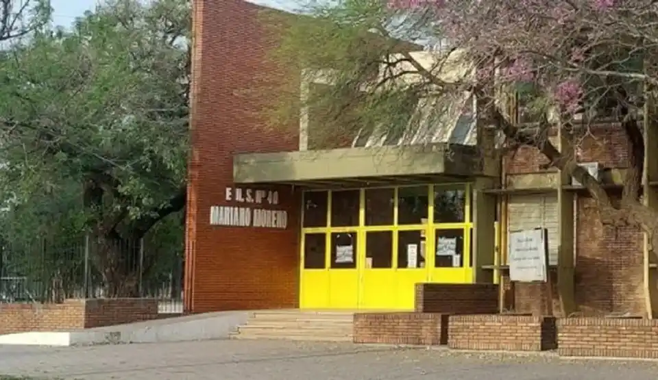 Escuela N°40 Mariano Moreno, ubicada en la localidad de San Cristóbal
